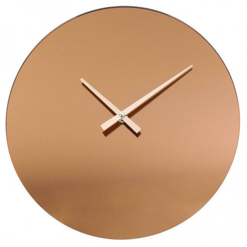 Miedziany zegar Sibis minimalistyczny
