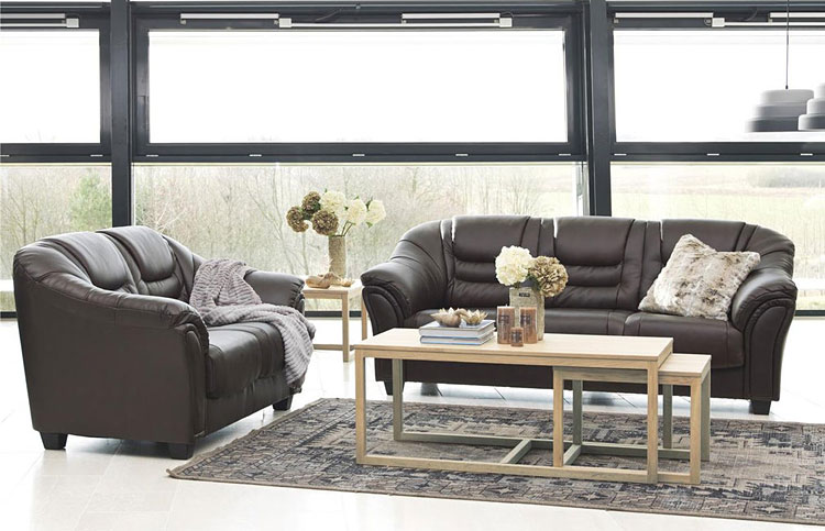 Zestaw skandynawskich stolików kawowych Molvi