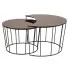 Brązowe stoliki kawowe do salonu Mono