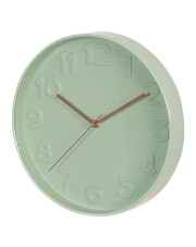 Okrągły zegar zielony - Yarte