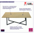 Designerski stolik kawowy Uppo loft