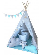 Namiot tipi dla dziecka z poduszkami 4 wzory - Somit