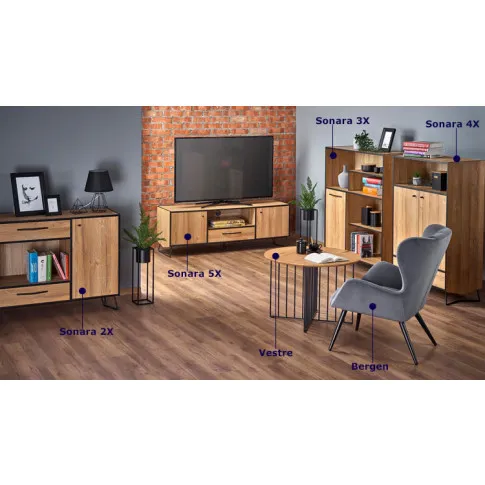 Wizualizacja kolekcji w stylu industrialnym Sonara