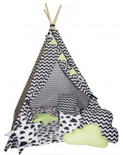 Namiot dla dziecka tipi z 3 poduszkami - Loster