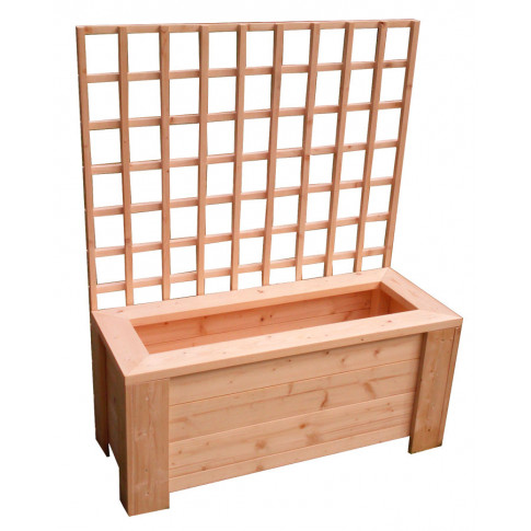 Prostokatna Drewniana Donica Ogrodowa Z Pergola Nina Sklep Edinos Pl