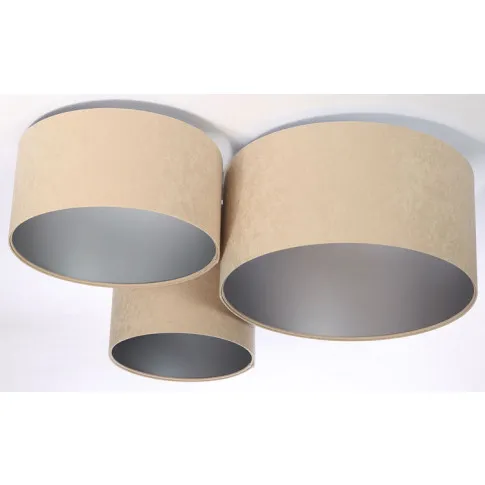 Nowoczesna plafoniada z welurowymi kloszami EXX31-Tyrso