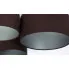 Welurowe okrągłe abażury plafonu EXX33-Melva
