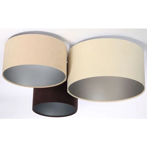 Welurowy plafon z okrągłymi abażurami EXX34-Talles