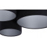 Trzy okrągłe welurowe abażury plafonu EXX38-Vesa