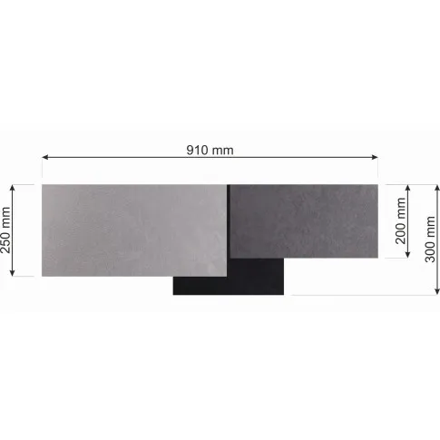 Wymiary plafonu EXX40-Marita