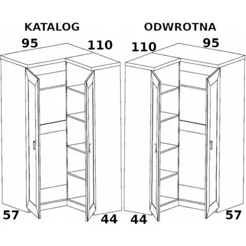 wymiary szafy narożnej Tilda