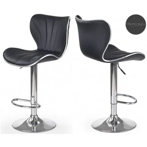 Zdjęcie czarny profilowany hoker z oparciem Hevre | Edinos.pl