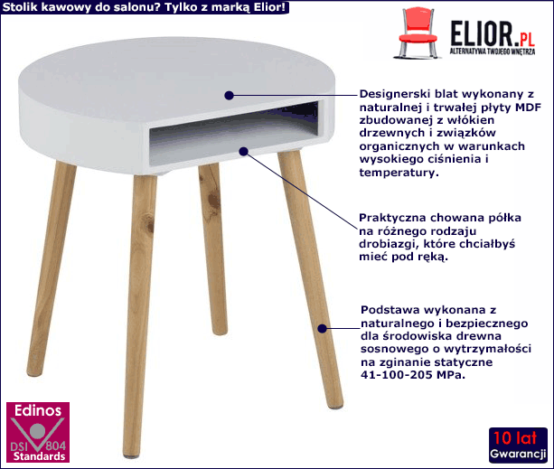 Nowoczesny stolik kawowy Dimons