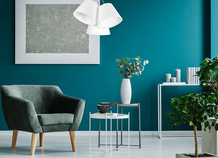 Biała potrójna lampa wisząca EXX67-Drima z trzema stożkowymi abażurami