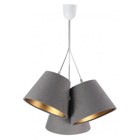 Szaro-złota lampa wisząca EXX68-Botina w stylu glamour