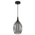 Czarna lampa wisząca EXX85-Brylano z kryształkami