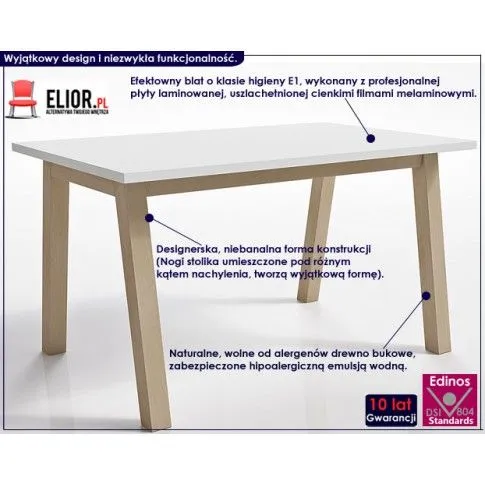 Fotografia Skandynawski stolik kawowy Kolins z kategorii Stoliki kawowe