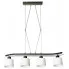 Czarna poczwórna lampa wisząca E574-Olimpia