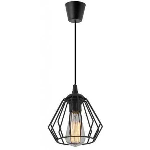 Czarna druciana lampa wisząca EXX91-Dema w stylu loftowym