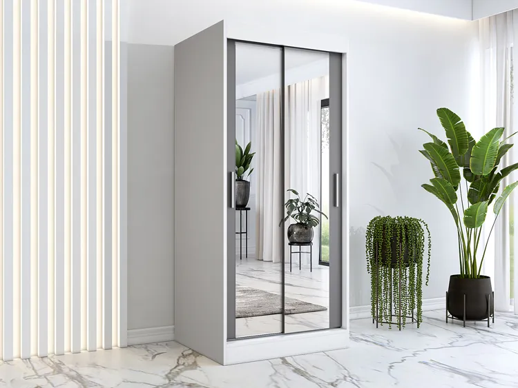 Dostępne układy wnętrza szafy Kukkin 2X