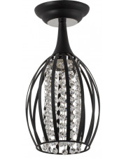 Czarna druciana lampa sufitowa glamour - EXX127-Brylano w sklepie Edinos.pl