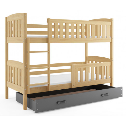 Drewniane łóżko piętrowe Celinda