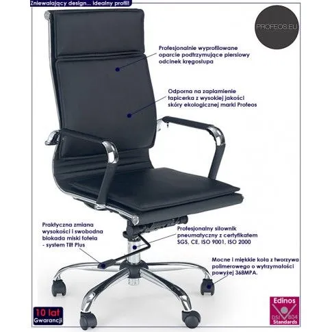 Fotografia Fotel obrotowy Emelsa - popielaty z kategorii Strona główna