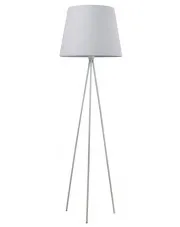 Biała minimalistyczna stojąc lampa podłogowa trójnóg - EXX152-Eriva