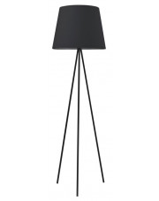 Czarna lampa podłogowa trójnóg ze stożkowym abażurem - EXX153-Eriva w sklepie Edinos.pl