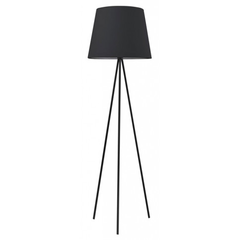 Czarna nowoczesna lampa stojąca EXX153-Eriva z abażurem