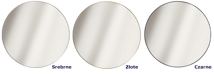 Minimalistyczne lustra Osso - okrągłe