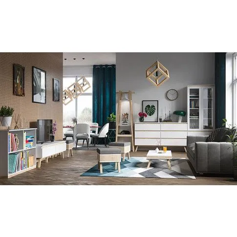 Zdjęcie szafka na buty z funkcją siedzenia Nancy- sklep Edinos.pl