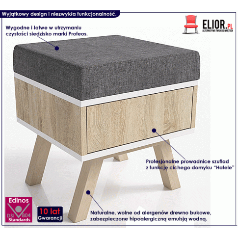 Fotografia Szafka z siedziskiem Nancy z kategorii Szafki