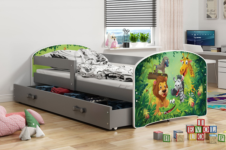 Wizualizacja łóżka dziecięcego Delmo