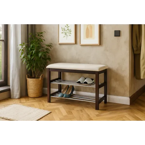 Zdjęcie drewniany stojak wenge na obuwie Nozi | Edinos.pl