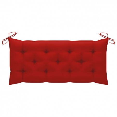 Czerwona poduszka do huśtawki ogrodowej Paloma 2X