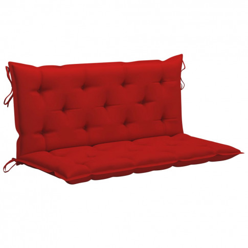 Czerwone poduszki do drewnianej huśtawki Paloma 2X