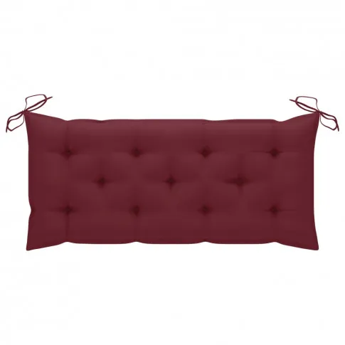 Szczegółowe zdjęcie nr 10 produktu Drewniana huśtawka z karminową poduszką - Factor 2X