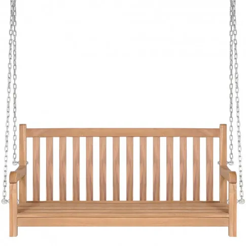 Szczegółowe zdjęcie nr 4 produktu Drewniana huśtawka z karminową poduszką - Factor 2X