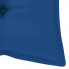 Materiał niebieskiej poduszki do huśtawki ogrodowej Paloma 2X