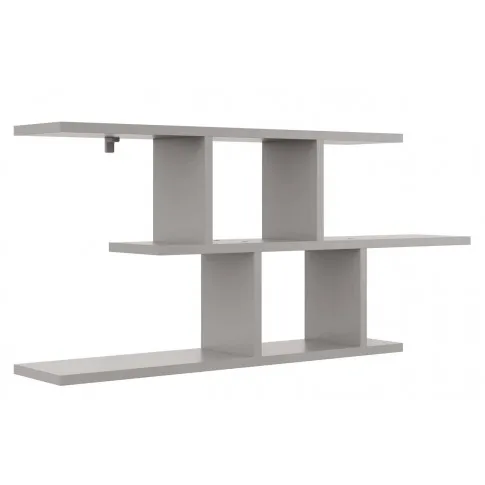 Szara skandynawska półka ścienna Meggi