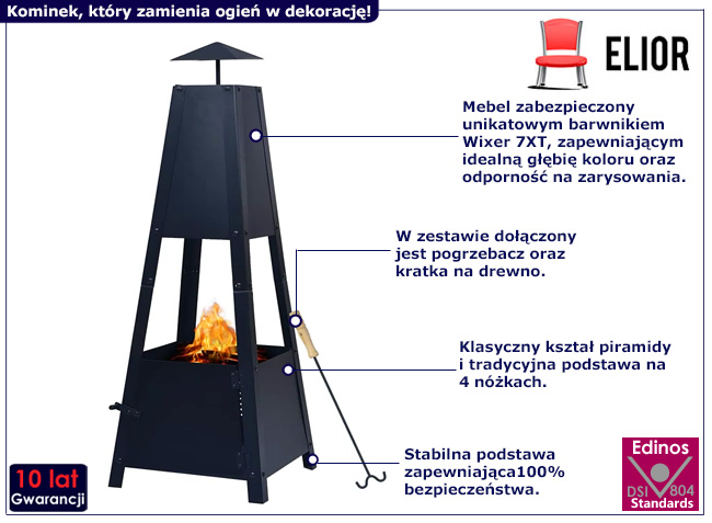 Kominek ogrodowy Celestia