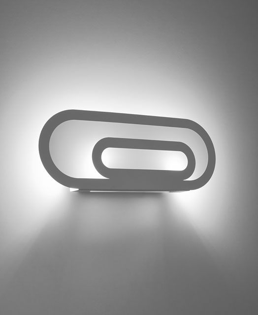 Biały minimalistyczny kinkiet EXX200-Sakon w stylu nowoczesnym