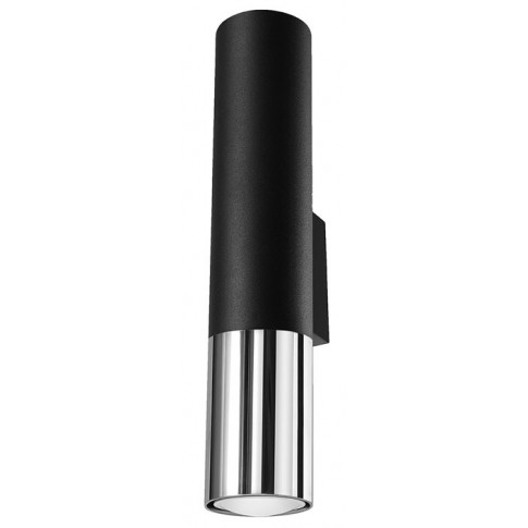 Czarny chromowany kinkiet ścienny tuba EXX205-Loper