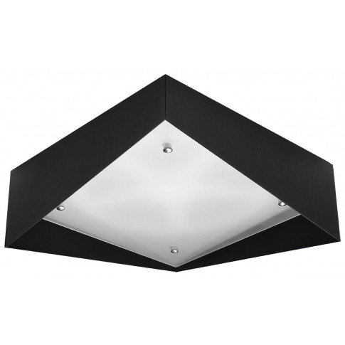 Czarny nowoczesny plafon LED EXX213-Avino