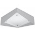 Szary minimalistyczny plafon LED EXX213-Avino