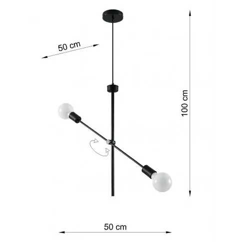 Wymiary żyrandola EXX220-Koncept