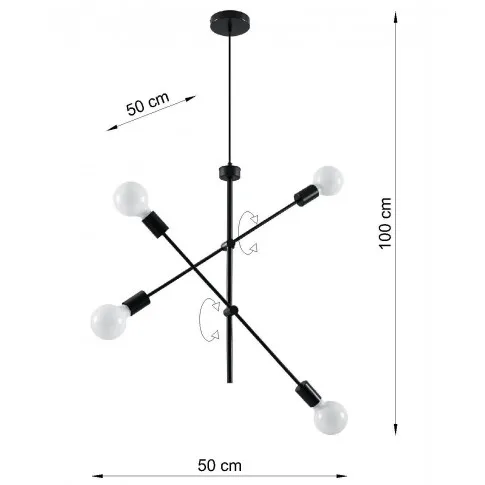 Wymiary żyrandola EXX221-Koncept