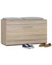 Szafka ze schowkiem do przedpokoju dąb sonoma - Modavi w sklepie Edinos.pl