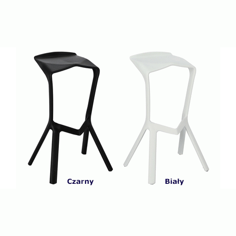 Designerskie stołki Gavin wygodne